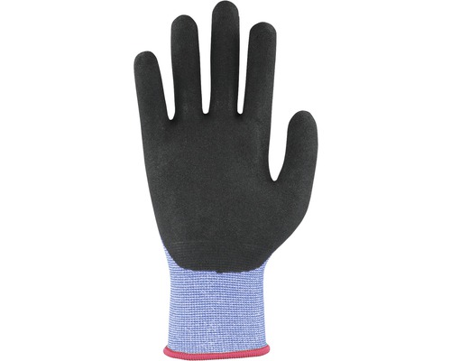 Schwarzer Arbeitshandschuh mit Stulpe