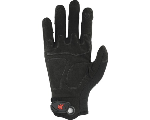 Gant de travail noir avec rembourrage de la paume