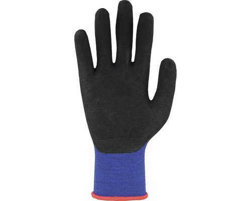 Arbeitshandschuh mit Handfläche und Fingern mit Beschichtung