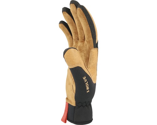 Gant de travail en cuir avec inscription X-WOLVE