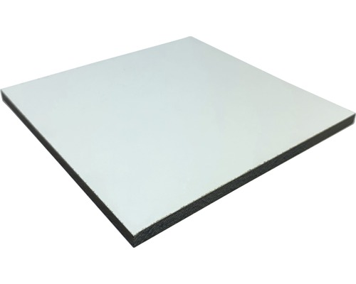 Fixmaß Kompaktplatte weiß 800x600x3 mm Kunststoffplatte für den Innen- und Außenbereich