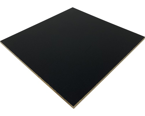 Panneau MDF fin un côté noir dimensions fixes 800x600x3 mm