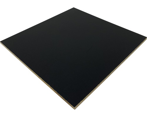 Fixmaß Dünn-MDF Platte einseitig schwarz 800x600x3 mm Dekorplatte mit Melaminharzbeschichtung