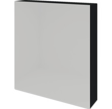 Spiegelschrank Sanox 60 x 12 x 65 cm schwarz matt 1-türig doppelt verspiegelt