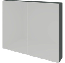 Spiegelschrank Sanox 80 x 12 x 65 cm petrol 2-türig doppelt verspiegelt