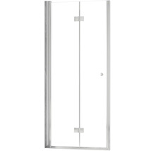 Duschabtrennung mit Drehtür aus Glas
