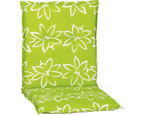 Galette d'assise pour siège à dossier haut Bhamo 60 x 50 cm coton-tissu mélangé vert