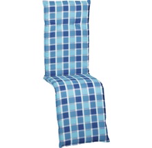 Coussin de chaise de jardin à carreaux