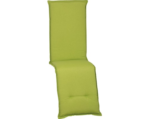 Galette d'assise pour siège à dossier haut relax Toledo 80 x 46 cm coton-tissu mélangé vert