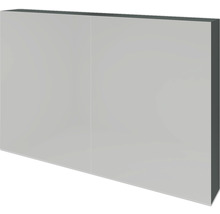 Spiegelschrank Sanox 100 x 12 x 65 cm petrol 2-türig doppelt verspiegelt