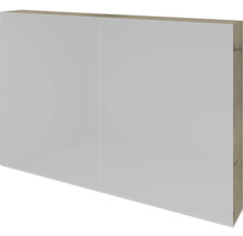 Spiegelschrank Sanox 100 x 12 x 65 cm französiche Eiche 2-türig doppelt verspiegelt