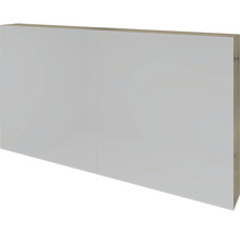 Spiegelschrank Sanox 120 x 13 x 65 cm französiche Eiche 2-türig