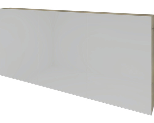 Spiegelschrank Sanox 140 x 13 x 65 cm französiche Eiche 3-türig