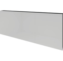 Spiegelschrank Sanox 160 x 13 x 65 cm schwarz matt 3-türig