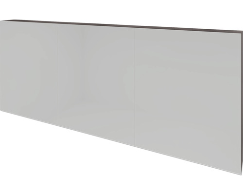 Spiegelschrank Sanox 160 x 12 x 65 cm beton anthrazit 3-türig