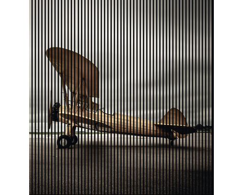 Akustikpaneel digital bedruckt Flieger 4 2400 x 2253 x 19 mm Set = 4 Einzelpaneele