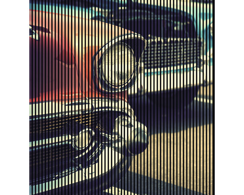 Akustikpaneel digital bedruckt Auto 3 2400 x 2253 x 19 mm Set = 4 Einzelpaneele Akustikpaneel digital bedruckt Auto 3 2400 x 2253 x 19 mm Set = 4 Einzelpaneele