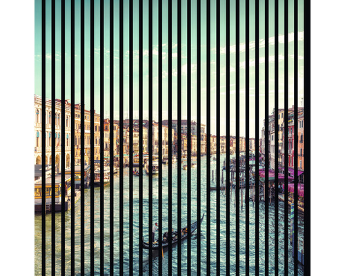 Akustikpaneel digital bedruckt Venedig 1 1195 x 1133 x 19 mm Set = 2 Einzelpaneele