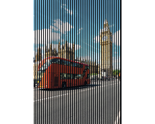 Panneau acoustique impression numérique London 1 2400 x 1693 x 19 mm set = 3 panneaux individuels