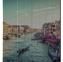 Akustikpaneel digital bedruckt Venedig 1 2400 x 2253 x 19 mm Set = 4 Einzelpaneele