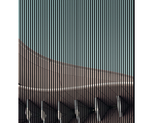 Panneau acoustique impression numérique Architecture 1 2400 x 2253 x 19 mm set = 4 panneaux individuels