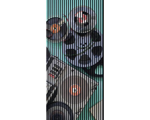 Akustikpaneel digital bedruckt Tape 2 2400 x 1133 x 19 mm Set = 2 Einzelpaneele Akustikpaneel digital bedruckt Tape 2 2400 x 1133 x 19 mm Set = 2 Einzelpaneele