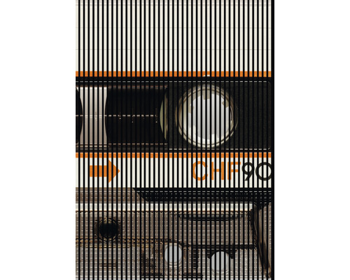 Akustikpaneel digital bedruckt Tape 1 2400 x 1693 x 19 mm Set = 3 Einzelpaneele Akustikpaneel digital bedruckt Tape 1 2400 x 1693 x 19 mm Set = 3 Einzelpaneele