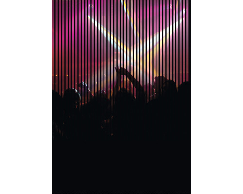 Panneau acoustique impression numérique Clubbing 1 2400 x 1693 x 19 mm set = 3 panneaux individuels