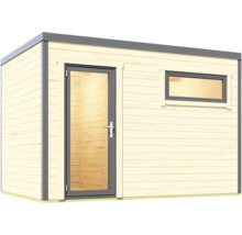Gartenhaus weka S 445 Gr. 2 inkl. Fußboden 350 x 254,1 cm natur