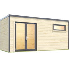 Gartenhaus weka S 445 Gr. 3 inkl. Fußboden 500 x 254,1 cm natur