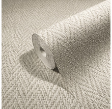 Rouleau de papier peint intissé avec motif textile