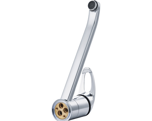 Wasserhahn aus Chrom für das Waschbecken