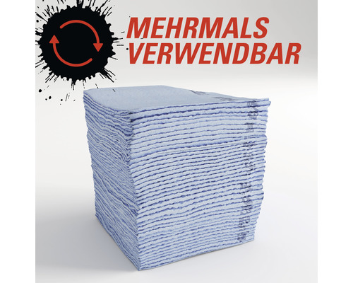 Pile de lingettes de nettoyage réutilisables