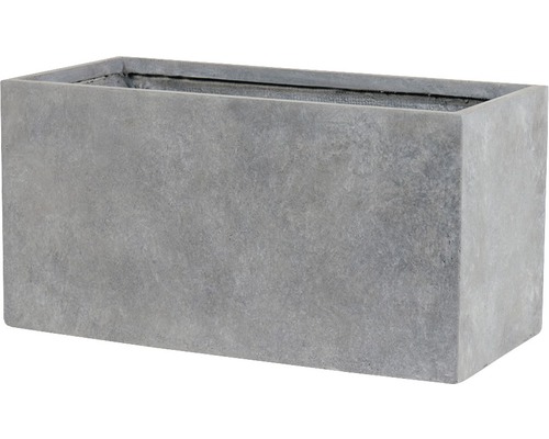 Pflanzkasten Liverpool 80 x 35 x 35 cm hellgrau