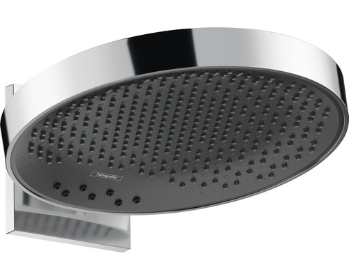 Ensemble pommeau de douche hansgrohe Rainfinity 360 3 jets 26234000 Ø 36 cm chromé Pomme de douche de tête ronde pour montage mural