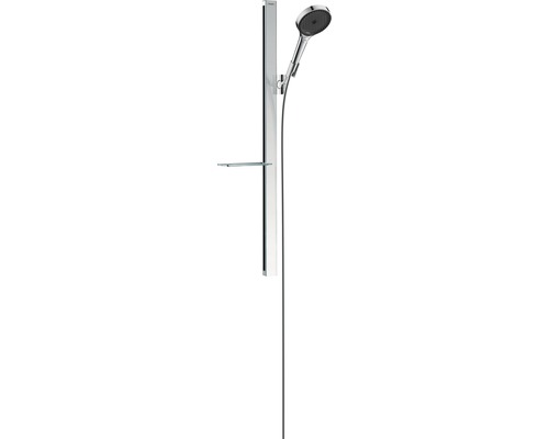 Ensemble de douche hansgrohe Rainfinity 130 3 jets 27671000, longueur de la barre de douche 945 mm