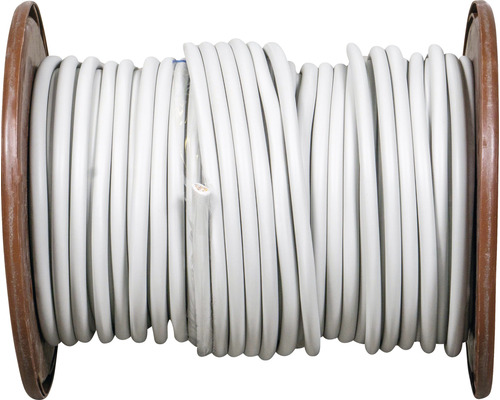 Mantelleitung NYM-J 5x6 mm² Profitrommel 100 m grau Weisses Elektrokabel auf einer Kabeltrommel