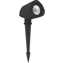 Spot extérieur LED IP65 7,5W 650 lm 3000 K blanc chaud Gartia noir avec piquet de terre 1 ampoule 38°-thumb-0