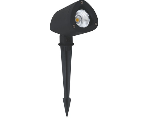 Spot extérieur LED IP65 7,5W 650 lm 3000 K blanc chaud Gartia noir avec piquet de terre 1 ampoule 38°-0