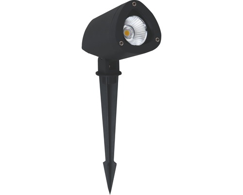 Spot extérieur à LED Tunga 2 x 3,5 W 2 x 420 lm h 12,1 cm IP54 métal  anthracite blanc avec détecteur de mouvement - HORNBACH