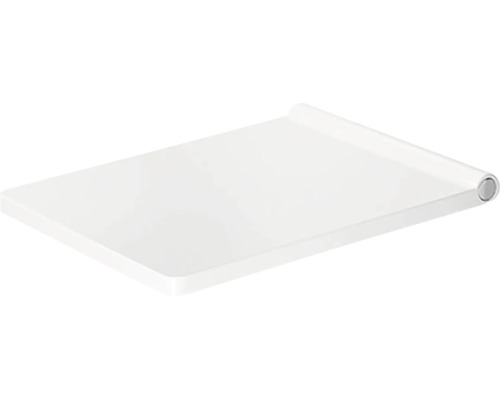 Étagère de douche blanche pour montage mural