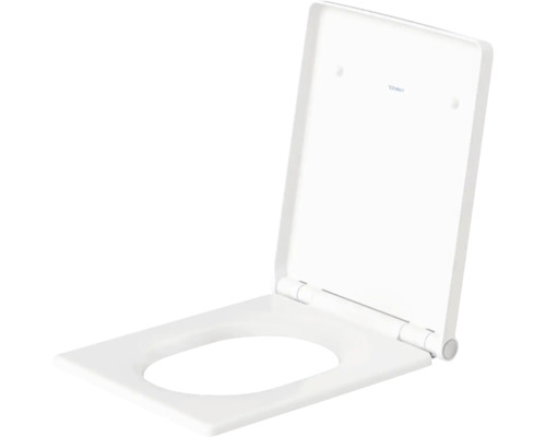 Abattant de WC en plastique, ouvert