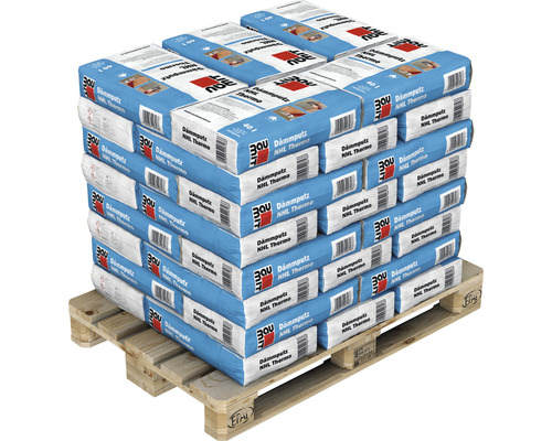 Palette de sacs d''enduit isolant NHL Thermo