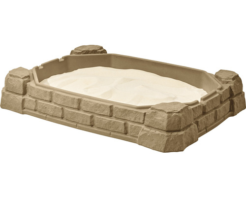 Sandkasten mit Steinoptik
