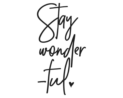 Postkarte stay wonderful 10,5x14,8 cm
