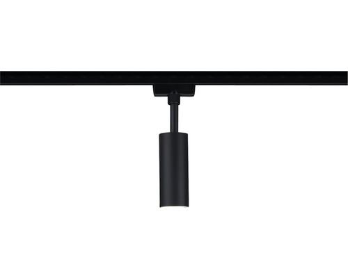 Luminaire sur rail avec spot cylindrique