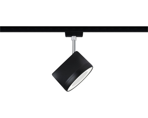 Projecteur LED noir pour montage sur rail