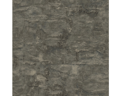 Papier peint intissé 499742 Factory V métal noir Papier peint avec structure d''enduit pour l''intérieur