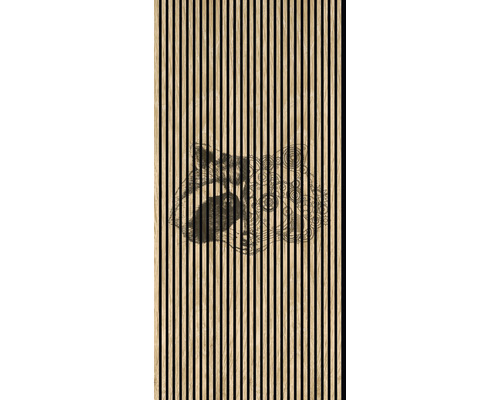 Akustikpaneel digital bedruckt Raccoon 1 2400 x 1133 x 19 mm Set = 2 Einzelpaneele Akustikpaneel digital bedruckt Raccoon 1 2400 x 1133 x 19 mm Set = 2 Einzelpaneele