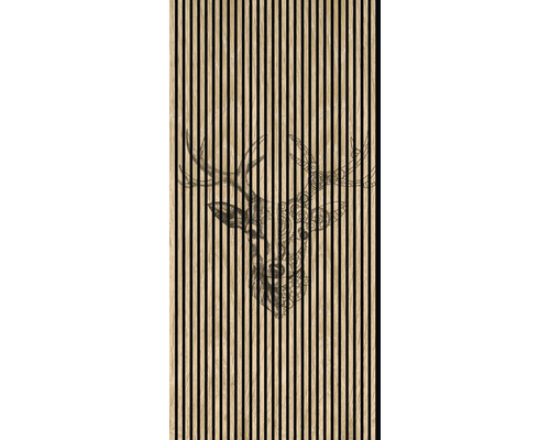 Panneau acoustique impression digitale Deer 1 19x1133x2400 mm Kit = 2 panneaux individuels